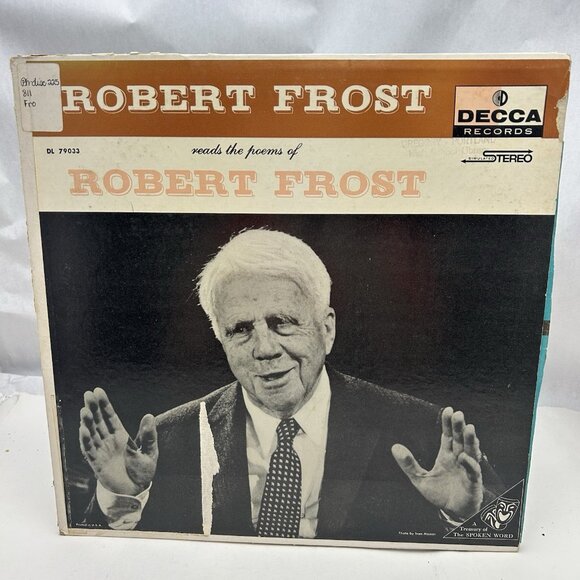 Robert Frost Reads The Poems Of Robert Frost LP Plays Great!!